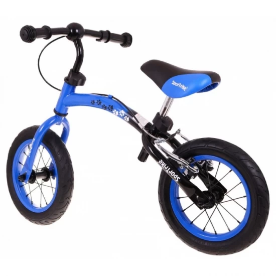 Bicicleta fara pedale cu frana si cadru variabil, roti gonflabile, Boomerang SporTrike - Albastru Bicicleta fara pedale cu frana si cadru variabil, roti gonflabile, Boomerang SporTrike - Albastru