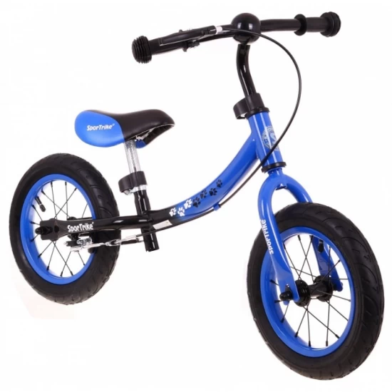 Bicicleta fara pedale cu frana si cadru variabil, roti gonflabile, Boomerang SporTrike - Albastru Bicicleta fara pedale cu frana si cadru variabil, roti gonflabile, Boomerang SporTrike - Albastru