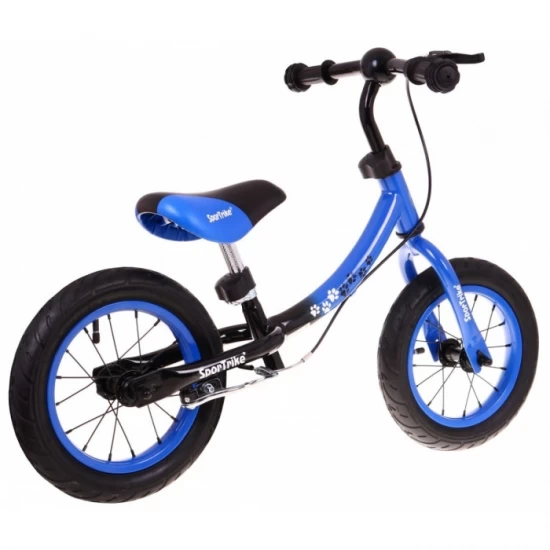 Bicicleta fara pedale cu frana si cadru variabil, roti gonflabile, Boomerang SporTrike - Albastru Bicicleta fara pedale cu frana si cadru variabil, roti gonflabile, Boomerang SporTrike - Albastru