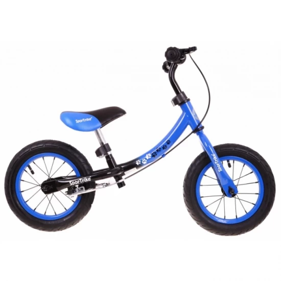 Bicicleta fara pedale cu frana si cadru variabil, roti gonflabile, Boomerang SporTrike - Albastru Bicicleta fara pedale cu frana si cadru variabil, roti gonflabile, Boomerang SporTrike - Albastru