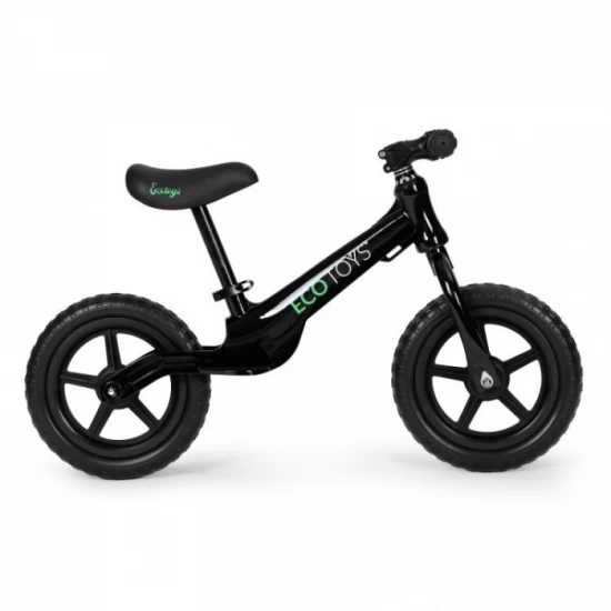 Bicicleta fara pedale cu roti din spuma EVA Ecotoys YM-BB-17 - Negru Bicicleta fara pedale cu roti din spuma EVA Ecotoys YM-BB-17 - Negru