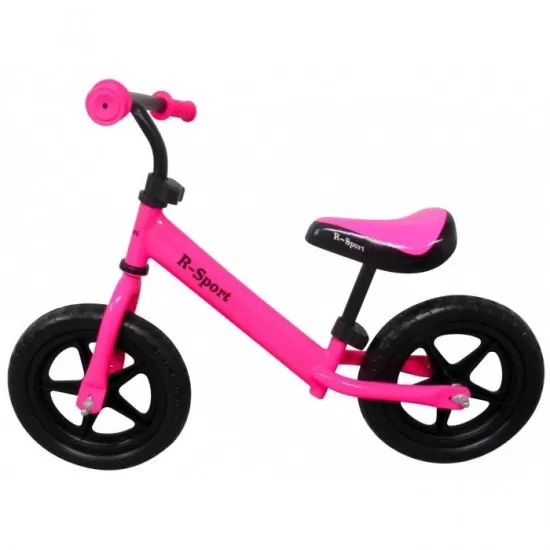 Bicicleta fara pedale cu roti din spuma EVA R-Sport R7 - Roz Bicicleta fara pedale cu roti din spuma EVA R-Sport R7 - Roz