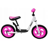 Bicicleta fara pedale cu suport pentru picioare R5 R-Sport - Roz