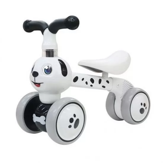 Bicicleta fara pedale Ecotoys Catel - Alb Bicicleta fara pedale Ecotoys Catel - Alb
