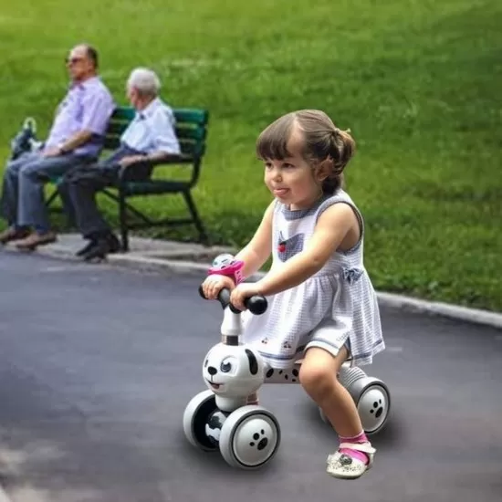 Bicicleta fara pedale Ecotoys Catel - Alb Bicicleta fara pedale Ecotoys Catel - Alb