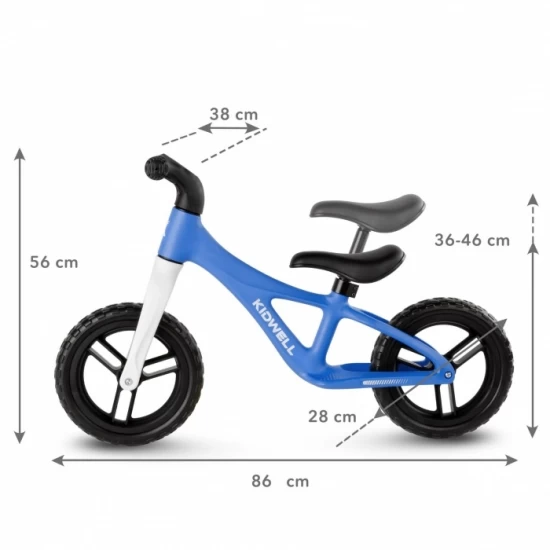 Bicicleta fara pedale Kidwell Jogo Blue
