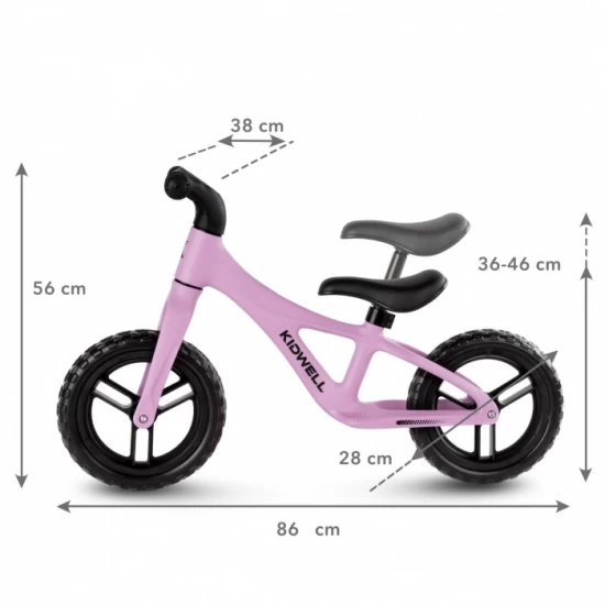 Bicicleta fara pedale Kidwell Jogo Pink