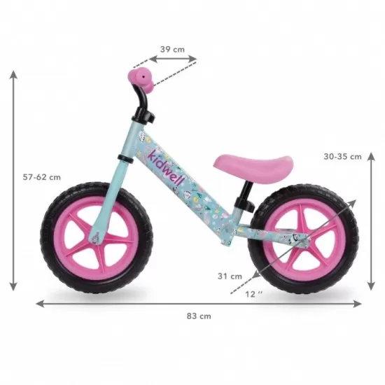 Bicicleta fara pedale Kidwell Rebel Funny Land Bicicleta fara pedale Kidwell Rebel Funny Land