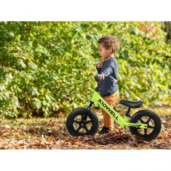 Bicicleta fara pedale Kidwell Rebel Green Bicicleta fara pedale Kidwell Rebel Green