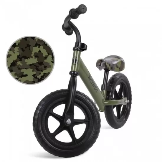 Bicicleta fara pedale Kidwell Rebel Khaki Bicicleta fara pedale Kidwell Rebel Khaki