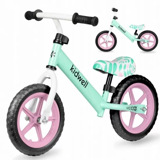 Bicicleta copii fara pedale Kidwell Rebel Mint Bicicleta copii fara pedale Kidwell Rebel Mint