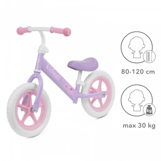Bicicleta fara pedale Kidwell Rebel Violet Bicicleta fara pedale Kidwell Rebel Violet