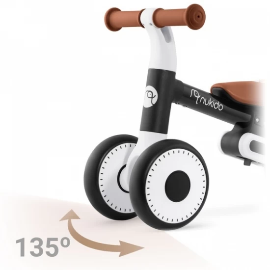 Bicicleta fara pedale pentru copii, 51 x 18.5 x 36 cm, roti EVA, Nukido NK-603 - Negru Bicicleta fara pedale pentru copii, 51 x 18.5 x 36 cm, roti EVA, Nukido NK-603 - Negru