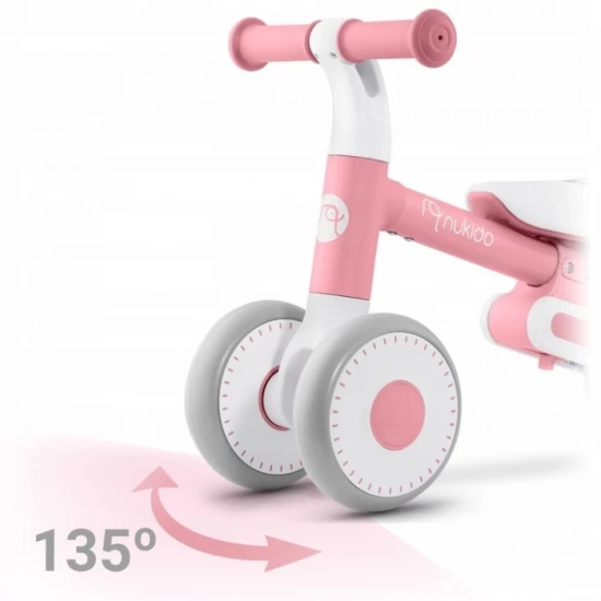 Bicicleta fara pedale pentru copii, 51 x 18.5 x 36 cm, roti EVA, Nukido NK-603 - Roz Bicicleta fara pedale pentru copii, 51 x 18.5 x 36 cm, roti EVA, Nukido NK-603 - Roz