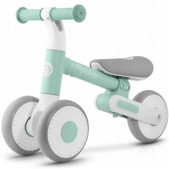 Bicicleta fara pedale pentru copii, 51 x 18.5 x 36 cm, roti EVA, Nukido NK-603 - Mint Bicicleta fara pedale pentru copii, 51 x 18.5 x 36 cm, roti EVA, Nukido NK-603 - Mint