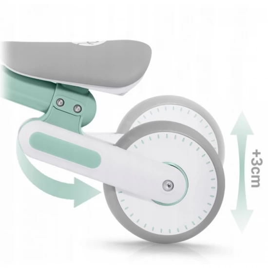 Bicicleta fara pedale pentru copii, 51 x 18.5 x 36 cm, roti EVA, Nukido NK-603 - Mint Bicicleta fara pedale pentru copii, 51 x 18.5 x 36 cm, roti EVA, Nukido NK-603 - Mint