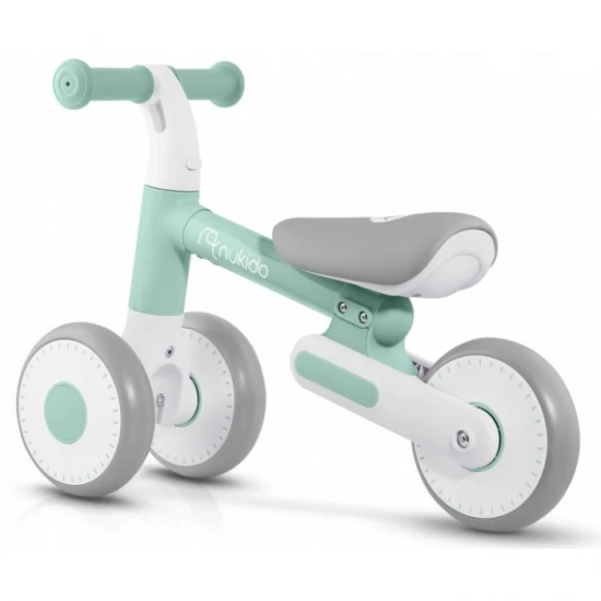 Bicicleta fara pedale pentru copii, 51 x 18.5 x 36 cm, roti EVA, Nukido NK-603 - Mint Bicicleta fara pedale pentru copii, 51 x 18.5 x 36 cm, roti EVA, Nukido NK-603 - Mint