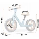 Bicicleta fara pedale pentru copii, 87 x 39 x 54 cm, roti EVA, Light Flee Nukido NK-604 - Albastru Bicicleta fara pedale pentru copii, 87 x 39 x 54 cm, roti EVA, Light Flee Nukido NK-604 - Albastru