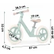 Bicicleta fara pedale pentru copii, 87 x 39 x 54 cm, roti EVA, Light Flee Nukido NK-604 - Verde Bicicleta fara pedale pentru copii, 87 x 39 x 54 cm, roti EVA, Light Flee Nukido NK-604 - Verde