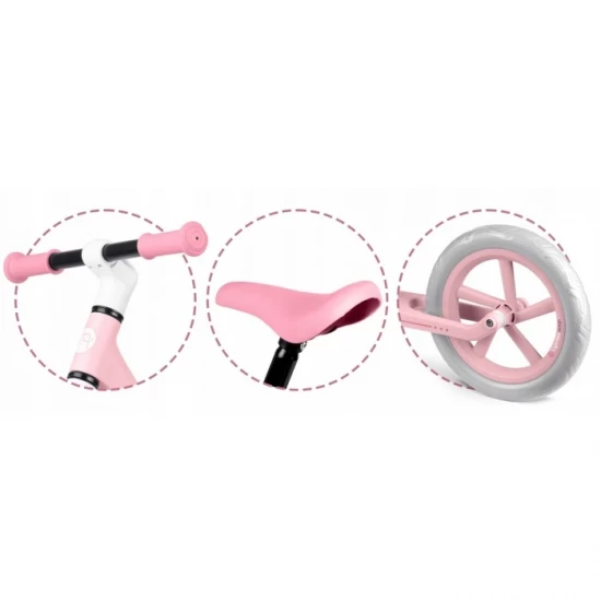 Bicicleta fara pedale pentru copii, 87 x 39 x 54 cm, roti EVA, Light Flee Nukido NK-604 - Roz Bicicleta fara pedale pentru copii, 87 x 39 x 54 cm, roti EVA, Light Flee Nukido NK-604 - Roz