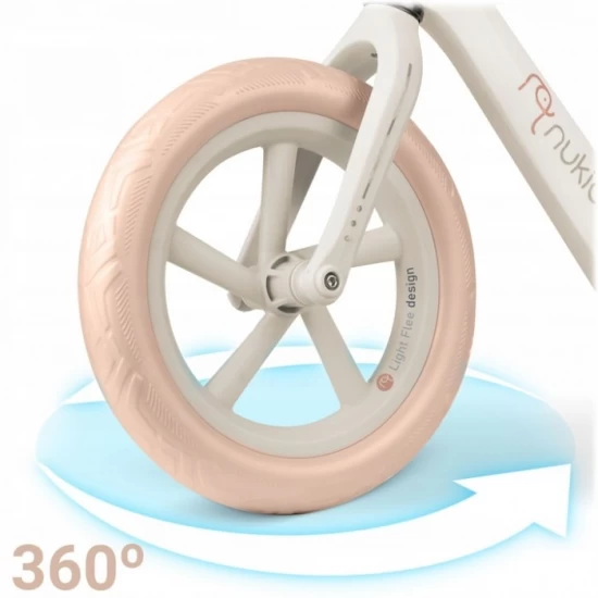 Bicicleta fara pedale pentru copii, 87 x 39 x 54 cm, roti EVA, Light Flee Nukido NK-604 - Bej Bicicleta fara pedale pentru copii, 87 x 39 x 54 cm, roti EVA, Light Flee Nukido NK-604 - Bej
