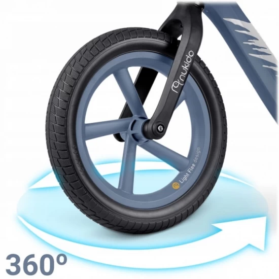 Bicicleta fara pedale pentru copii, 87 x 39 x 54 cm, roti EVA, Light Flee Nukido NK-604 - Bleumarin Bicicleta fara pedale pentru copii, 87 x 39 x 54 cm, roti EVA, Light Flee Nukido NK-604 - Bleumarin