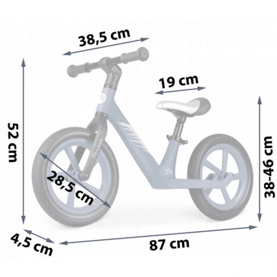 Bicicleta fara pedale pentru copii, 87 x 39 x 54 cm, roti EVA, Light Flee Nukido NK-604 - Bleumarin Bicicleta fara pedale pentru copii, 87 x 39 x 54 cm, roti EVA, Light Flee Nukido NK-604 - Bleumarin