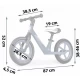 Bicicleta fara pedale pentru copii, 87 x 39 x 54 cm, roti EVA, Light Flee Nukido NK-604 - Bleumarin Bicicleta fara pedale pentru copii, 87 x 39 x 54 cm, roti EVA, Light Flee Nukido NK-604 - Bleumarin