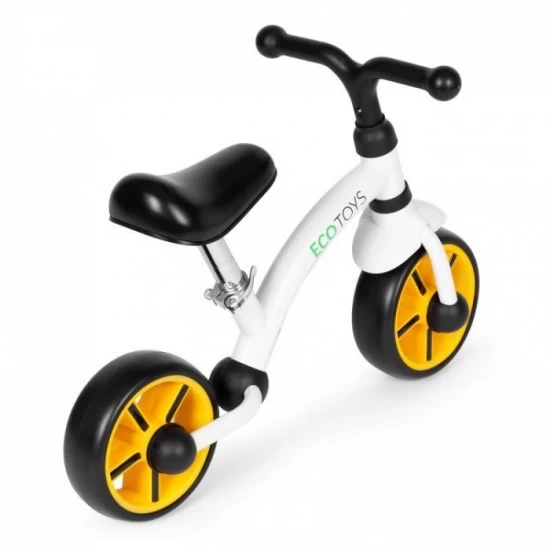 Bicicleta fara pedale pentru copii Ecotoys LC-V1252 - Negru-Portocaliu