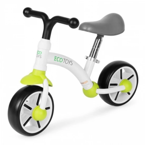 Bicicleta fara pedale pentru copii Ecotoys LC-V1252 - Verde-Alb