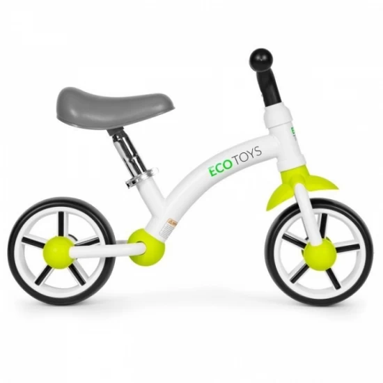 Bicicleta fara pedale pentru copii Ecotoys LC-V1252 - Verde-Alb