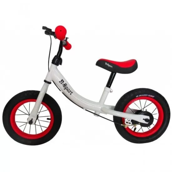 Bicicleta fara pedale R-Sport R3 - Alb - Rosu Bicicleta fara pedale R-Sport R3 - Alb - Rosu