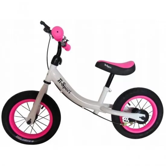 Bicicleta fara pedale R-Sport R3 - Alb - Roz Bicicleta fara pedale R-Sport R3 - Alb - Roz