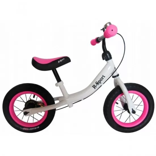 Bicicleta fara pedale R-Sport R3 - Alb - Roz Bicicleta fara pedale R-Sport R3 - Alb - Roz