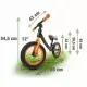 Bicicleta fara pedale Ricokids 760101 - Negru - Portocaliu Bicicleta fara pedale Ricokids 760101 - Negru - Portocaliu