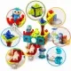 Blocuri magnetice, 107 elemente, Paradisul Dinozaurilor Ricokids RK-757 Blocuri magnetice, 107 elemente, Paradisul Dinozaurilor Ricokids RK-757