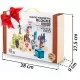 Blocuri magnetice, 107 elemente, Paradisul Dinozaurilor Ricokids RK-757 Blocuri magnetice, 107 elemente, Paradisul Dinozaurilor Ricokids RK-757