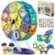 Blocuri magnetice, 71 elemente, Carusel Ricokids RK-769 Blocuri magnetice, 71 elemente, Carusel Ricokids RK-769