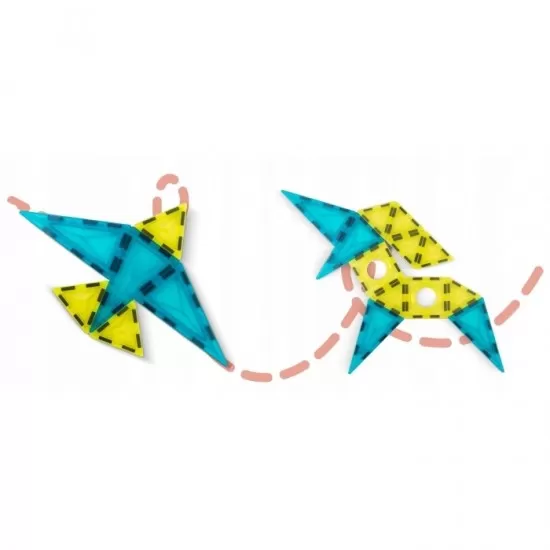 Blocuri magnetice, 98 elemente, Orasel Ricokids RK-768 Blocuri magnetice, 98 elemente, Orasel Ricokids RK-768