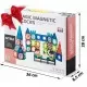 Blocuri magnetice, 98 elemente, Orasel Ricokids RK-768 Blocuri magnetice, 98 elemente, Orasel Ricokids RK-768