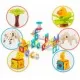 Blocuri magnetice cu tobogan, 153 elemente, Dinozauri Ricokids RK-764 Blocuri magnetice cu tobogan, 153 elemente, Dinozauri Ricokids RK-764