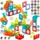 Blocuri magnetice si lumini, 75 elemente, Ricokids RK-763 Blocuri magnetice si lumini, 75 elemente, Ricokids RK-763