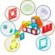 Blocuri magnetice si lumini, 75 elemente, Ricokids RK-763 Blocuri magnetice si lumini, 75 elemente, Ricokids RK-763