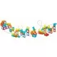 Blocuri magnetice si lumini, 75 elemente, Ricokids RK-763 Blocuri magnetice si lumini, 75 elemente, Ricokids RK-763
