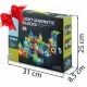 Blocuri magnetice si lumini, 75 elemente, Ricokids RK-763 Blocuri magnetice si lumini, 75 elemente, Ricokids RK-763