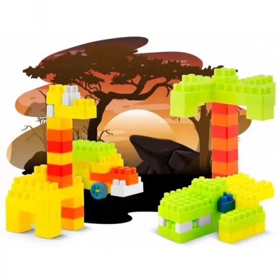Blocuri mari tip lego, 300 bucati, Ricokids RK-761 - Multicolore Blocuri mari tip lego, 300 bucati, Ricokids RK-761 - Multicolore