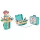 Bucatarie 3 in 1 cu accesorii incluse Ricokids 772901 - Turcoaz Bucatarie 3 in 1 cu accesorii incluse Ricokids 772901 - Turcoaz