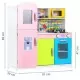 Bucatarie copii colorata Ecotoys cu set accesorii Bucatarie copii colorata Ecotoys cu set accesorii