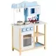 Bucatarie copii din lemn Ecotoys TK040 - Albastru Bucatarie copii din lemn Ecotoys TK040 - Albastru