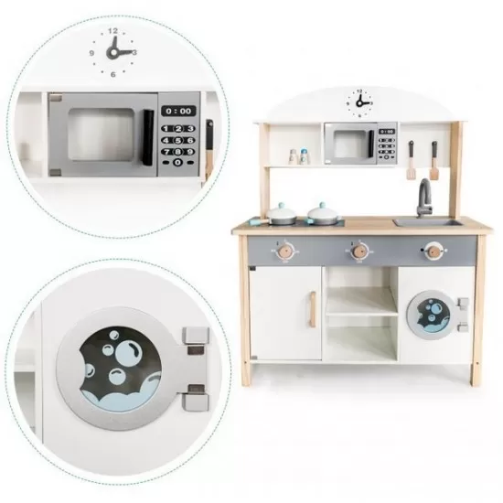 Bucatarie copii din lemn Ecotoys TL89041 Bucatarie copii din lemn Ecotoys TL89041